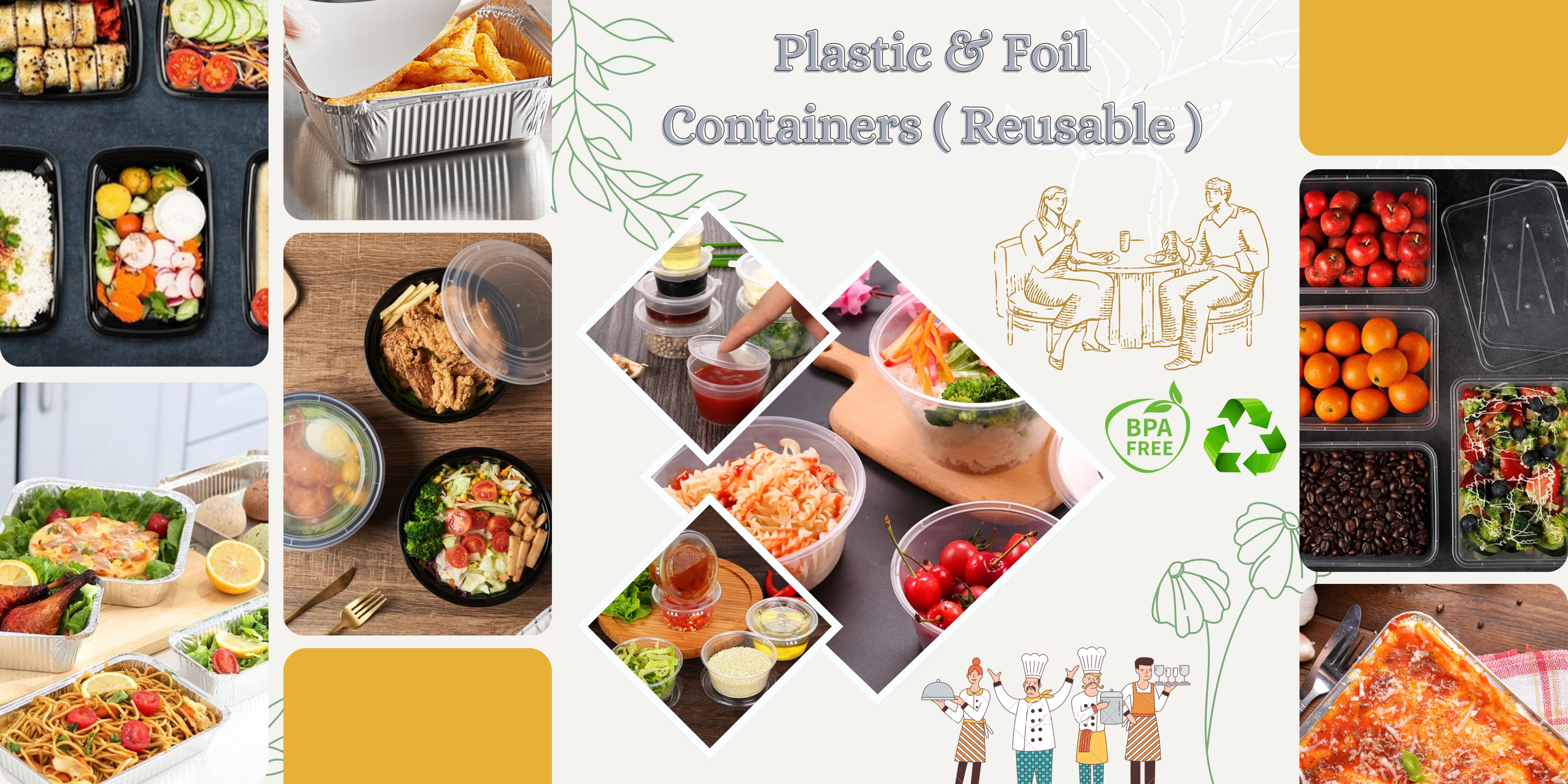 Plastic Takeaway Containers