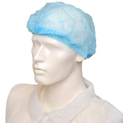 8743 CATERING FOOD PREP HYGIENE 2x50 per ring 100x Ring of Hair Nets Blue 